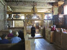 Kvernes stavkirke interior foto Terje Holm
